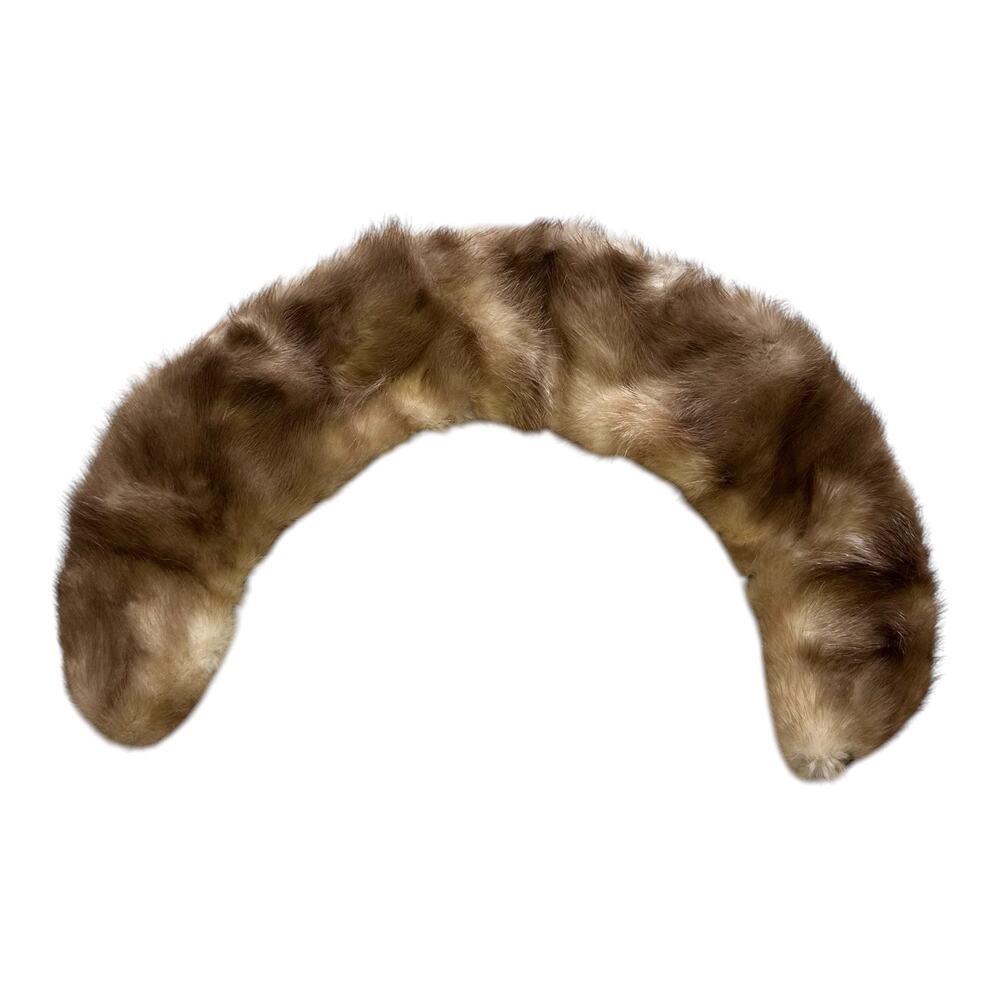 Vintage Attachable Fur Collar Neckline Detachable Retro Outdoor Cold Weather
